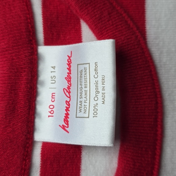 Hanna Andersson Stars & Stripes Kids Unisex PJS Size 14 - Picture 3 of 13